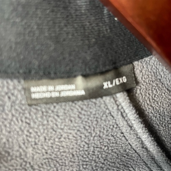 Spyder Mens XL Grey Outbound 1/2 Zip Pullover Sweater Blue Spider Logo Waffle - Picture 5 of 11